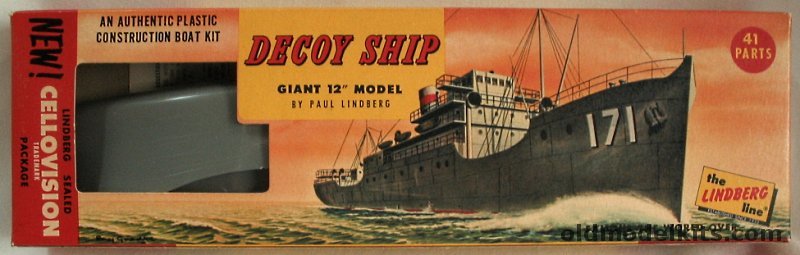 Lindberg 1/390 Decoy Ship (Q-Ship), 755-49 plastic model kit